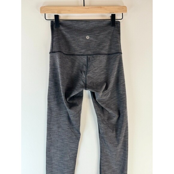 Lululemon Womens Leggings Gray Align High Rise Pant Pull On Stretch Yoga Size 4 - Picture 7 of 7
